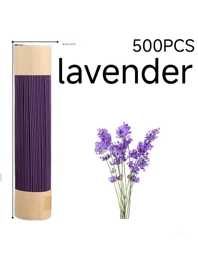 أعواد بخور | معطر منزلي. يوغا، تأمل، استرخاء، مهرجانات. 412 عودًا (أعواد - لافندر) - Image 4